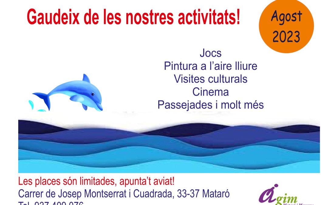 Activitats Agost 2023